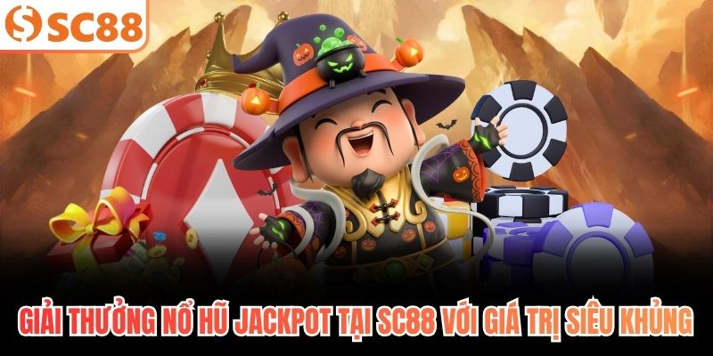 Giải thưởng nổ hũ jackpot tại SC88 với giá trị siêu khủng