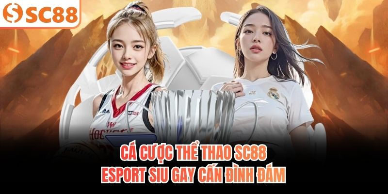 Cá cược thể thao SC88 Esport siu gay cấn đình đám